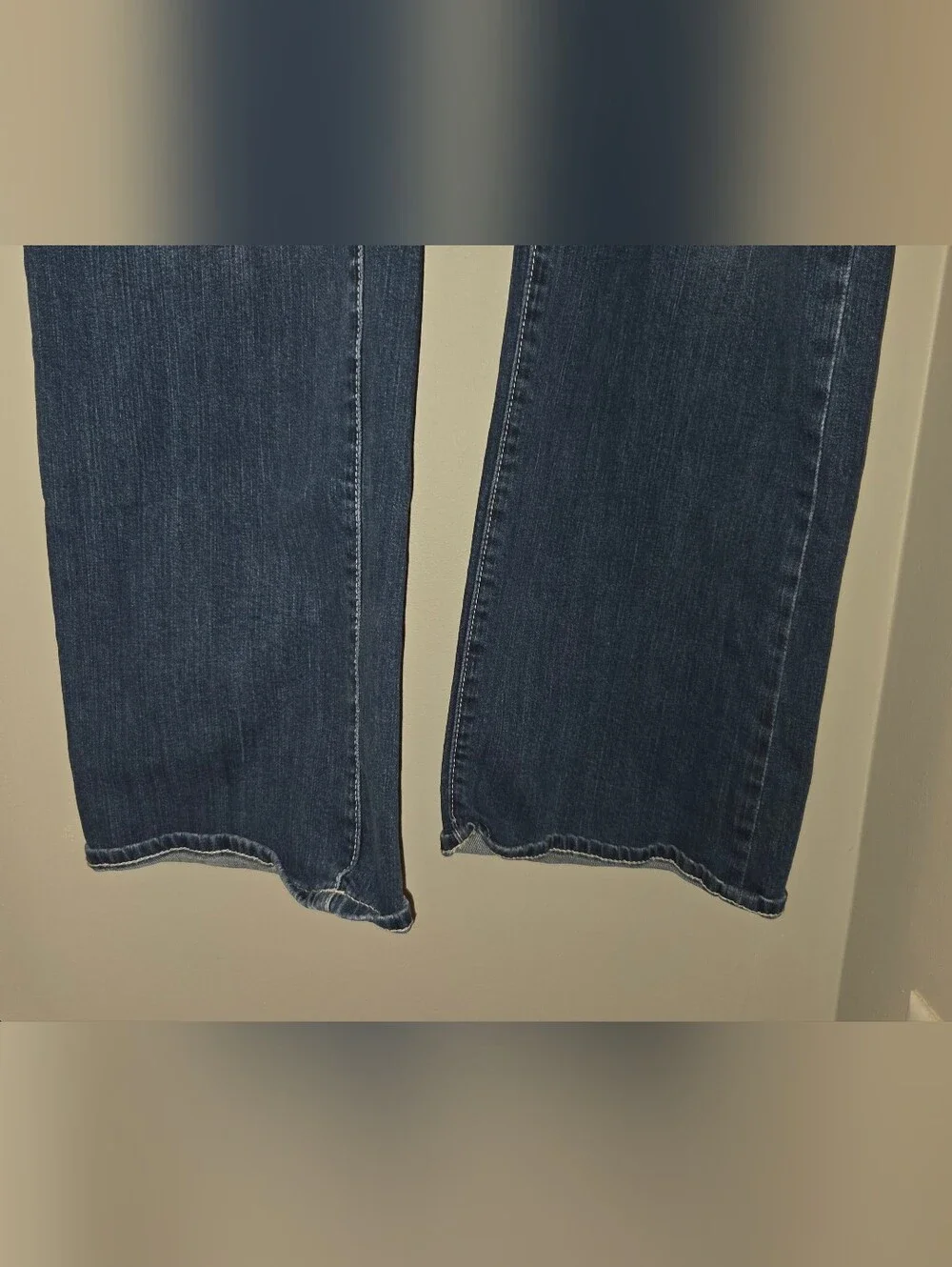 True Religion Ricky Relaxed Straight Jeans Blue Size 46 Flap Pocket Stretch